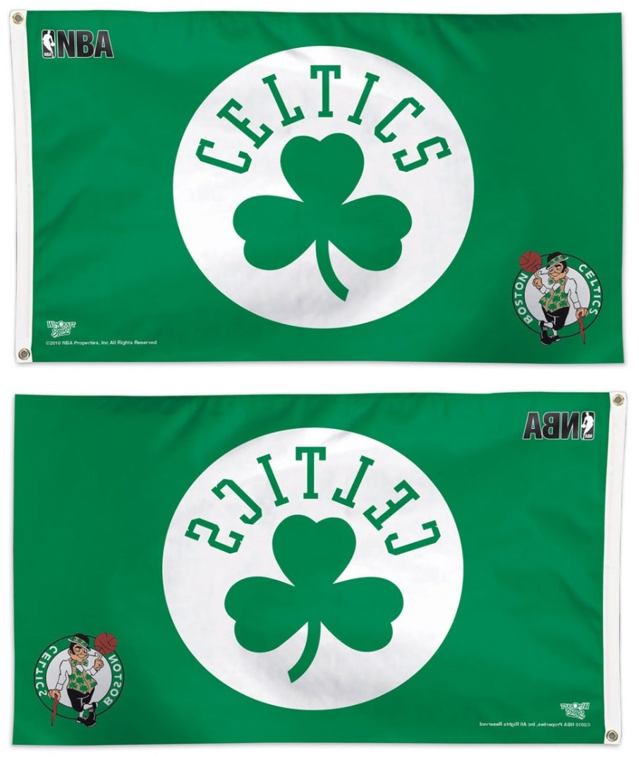 Boston Celtics Flag 3x5 Green Clover heartlandflags