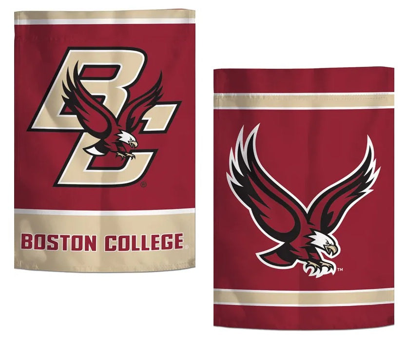 Boston College Garden Flag 2 Sided Logo heartlandflags