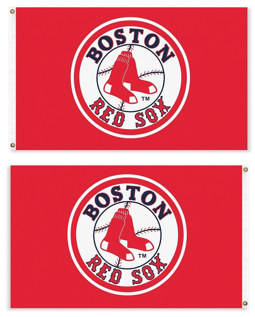 Boston Red Sox Flag 3x5 Red 2 Sided heartlandflags