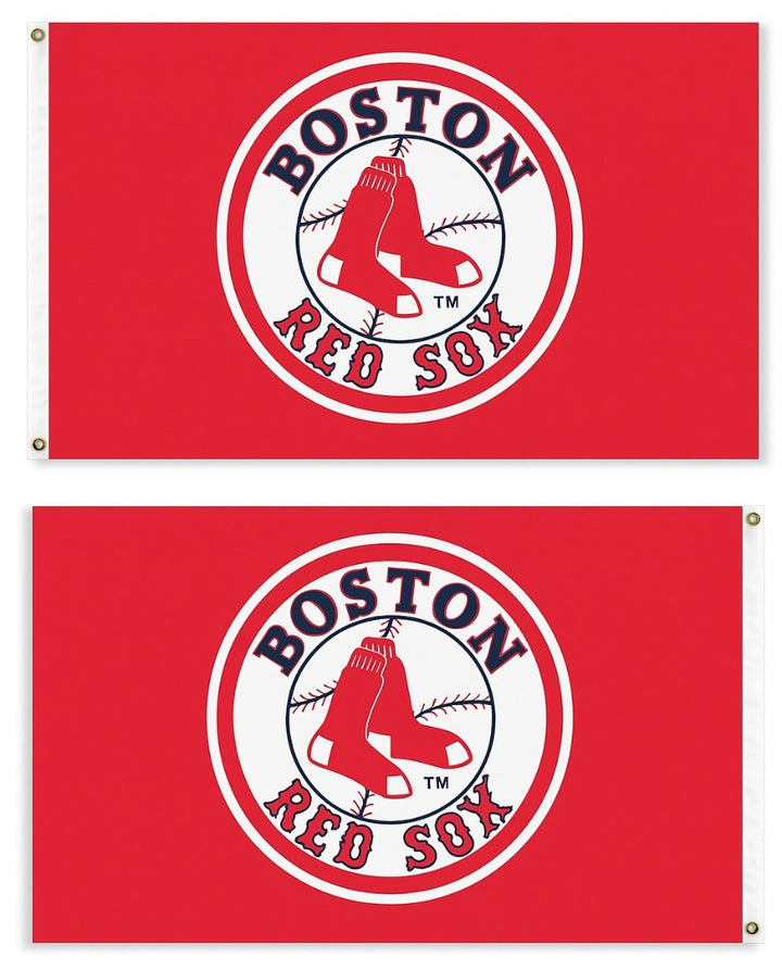 Boston Red Sox Flag 3x5 Red 2 Sided heartlandflags