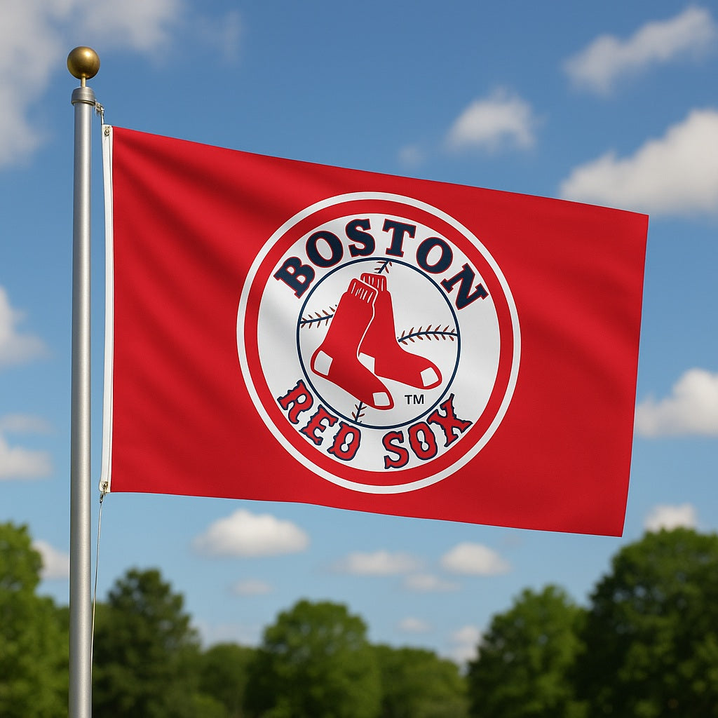 Boston Red Sox Flag 3x5 Red 2 Sided heartlandflags
