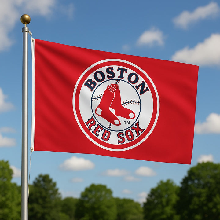 Boston Red Sox Flag 3x5 Red 2 Sided heartlandflags