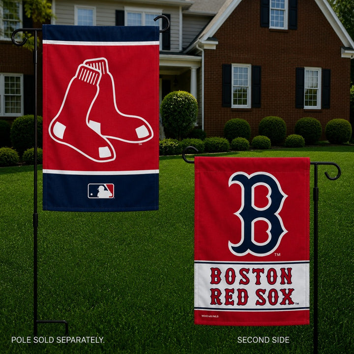 Boston Red Sox Garden Flag 2 Sided heartlandflags