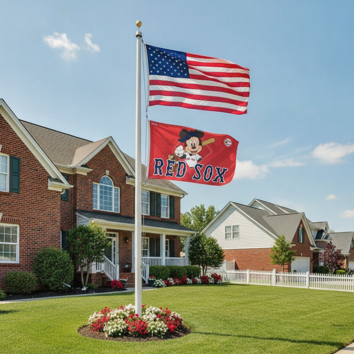 Boston Red Sox Mickey Mouse 3x5 Flag heartlandflags