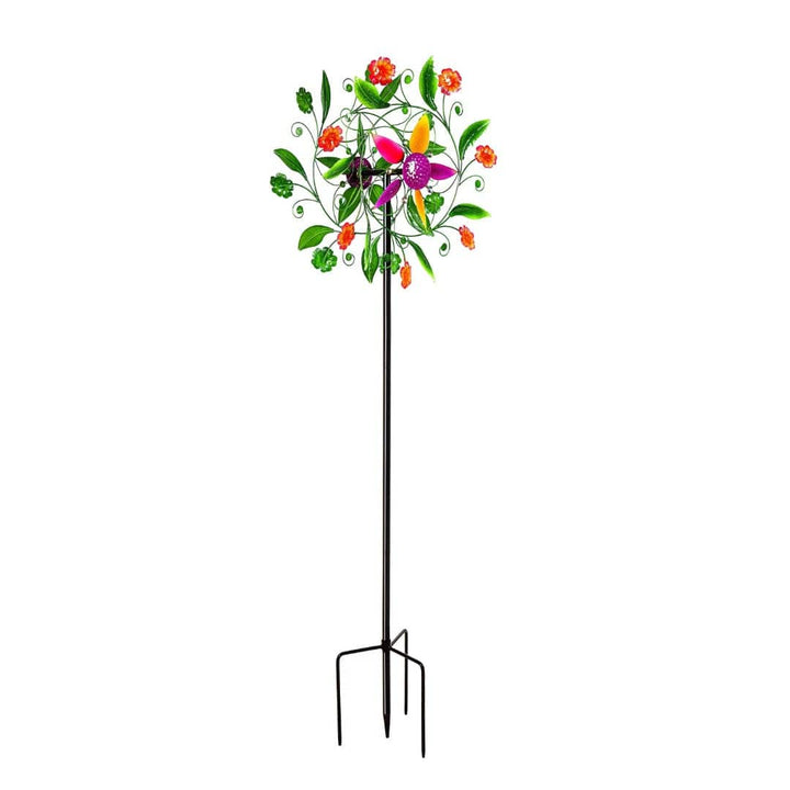 Bountiful Spring Flowers Wind Spinner 75 Inches Tall heartlandflags