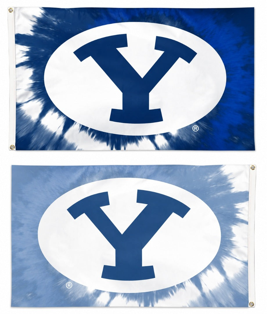 Brigham Young University Tie Dye 3x5 Flag heartlandflags