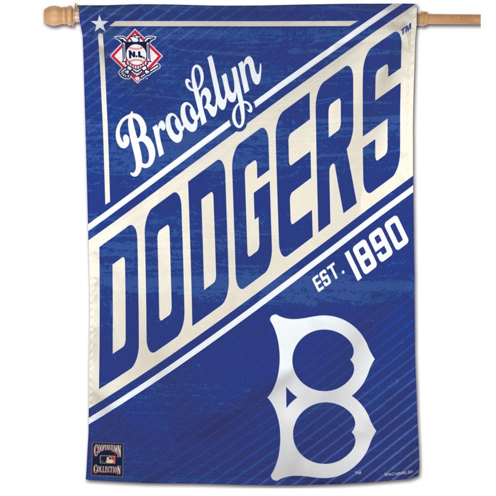 Brooklyn Dodgers Flag Cooperstown Throwback House Banner heartlandflags