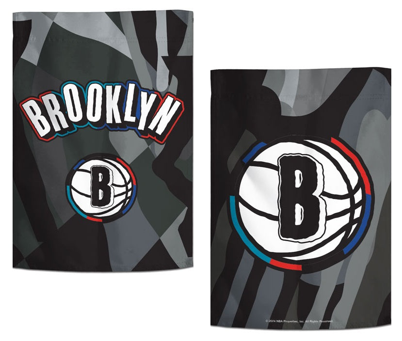 Brooklyn Nets City Garden Flag 2 Sided heartlandflags