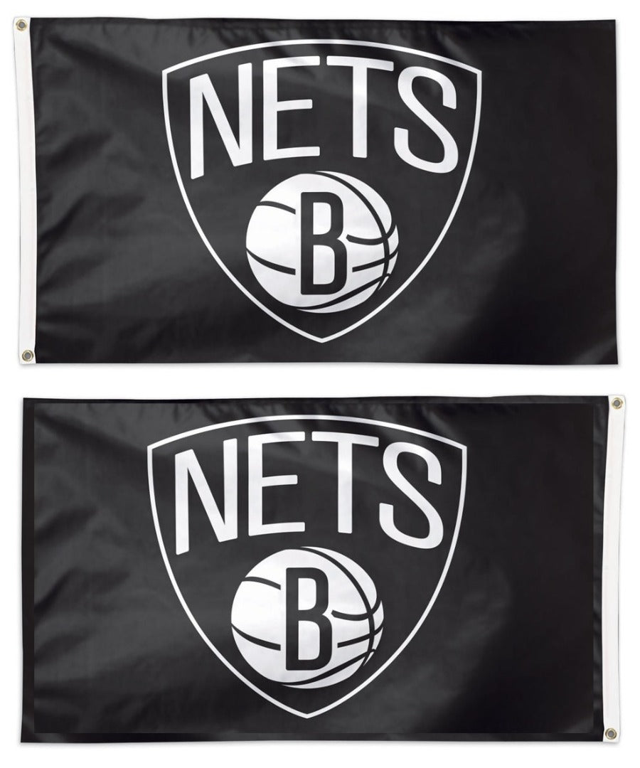 Brooklyn Nets Flag 2 Sided 3x5 heartlandflags
