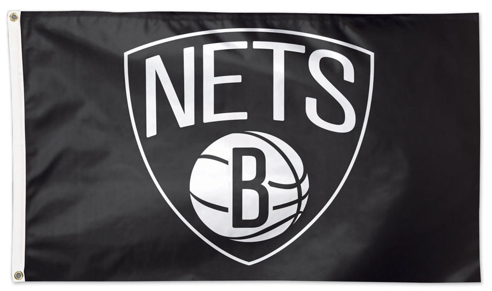 Brooklyn Nets Flag 2 Sided 3x5 heartlandflags