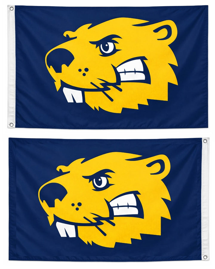 Buena Vista Beavers Flag 2 Sided 3x5 Blue heartlandflags