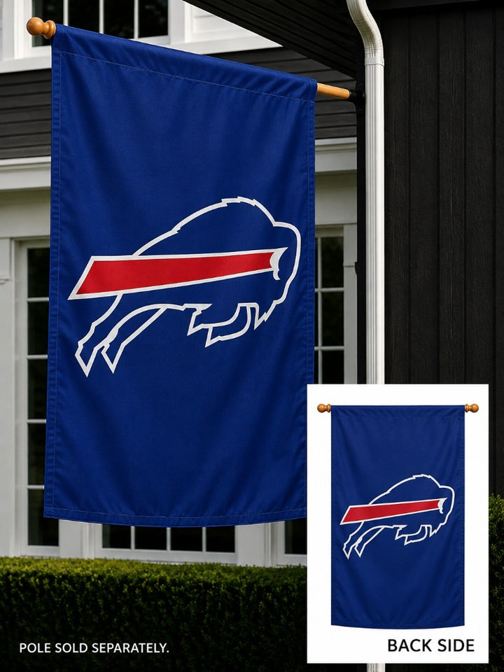 Buffalo Bills 2 Sided Blue Banner