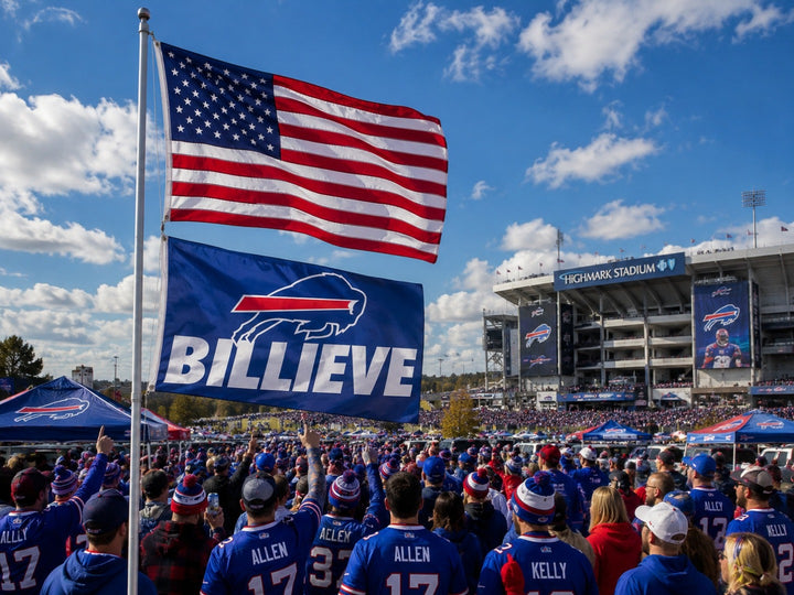 Buffalo Bills Billieve 3x5 Flag Slogan