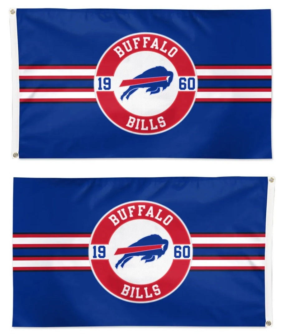 Buffalo Bills Flag 2 Sided Applique 3x5 heartlandflags