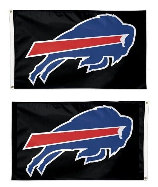 Buffalo Bills Flag 3x5 Black 2 Sided heartlandflags