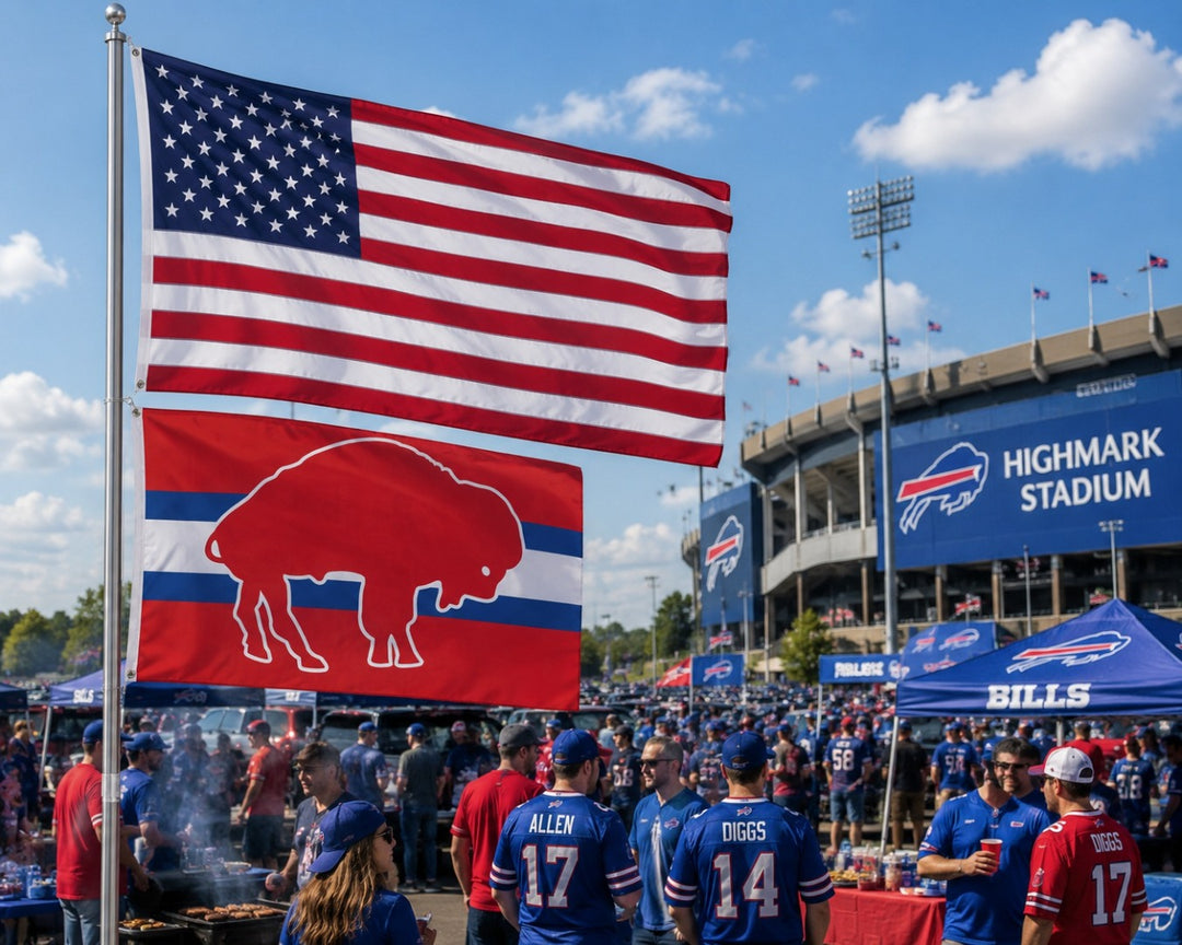 Buffalo Bills Flag 3x5 Classic Logo heartlandflags
