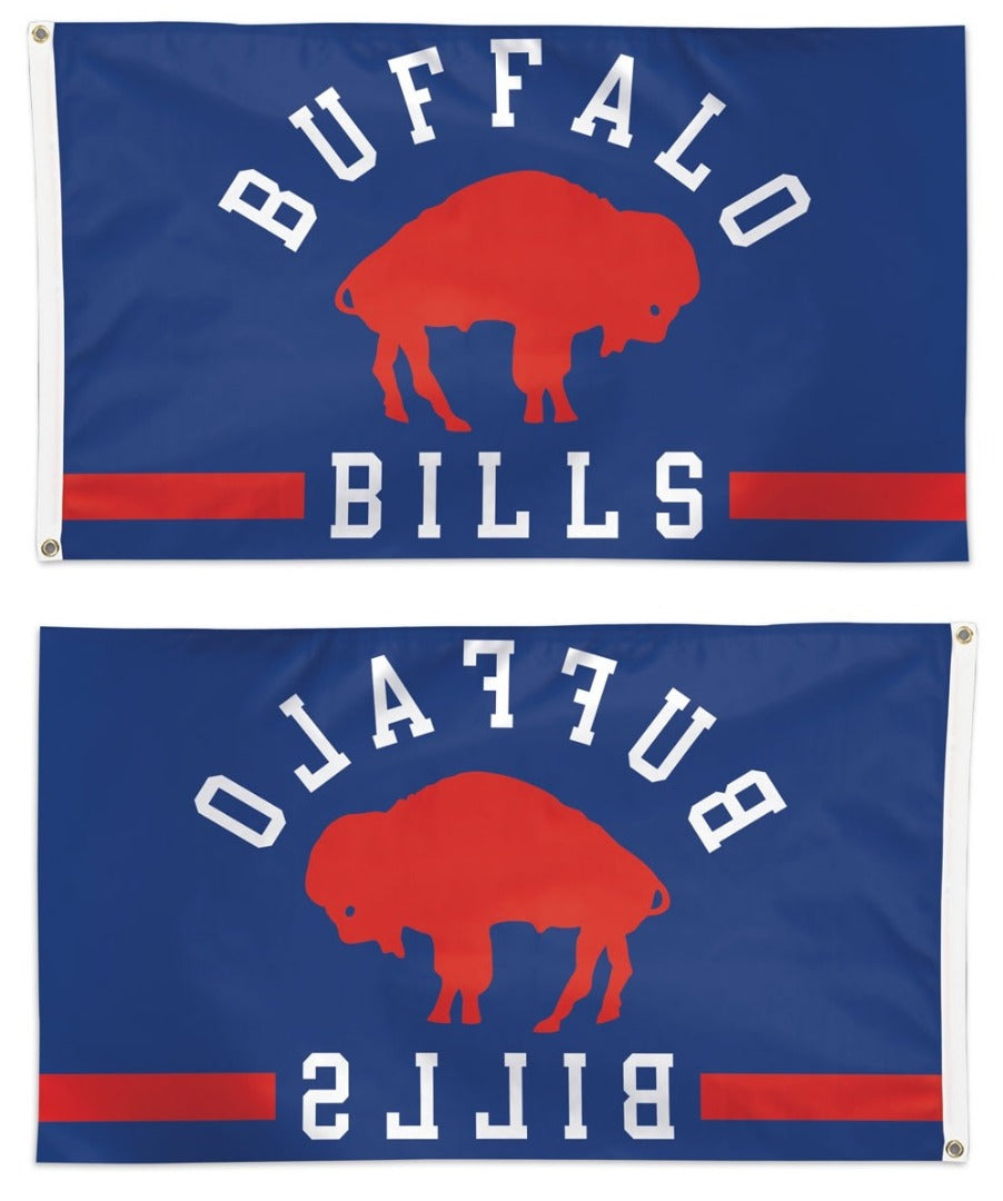 Buffalo Bills Flag 3x5 Logo Classic Retro heartlandflags