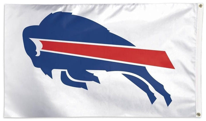 Buffalo Bills Flag 3x5 Logo White heartlandflags