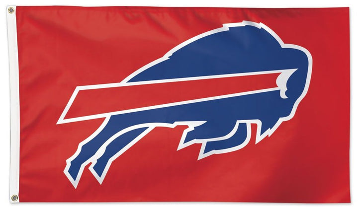 Buffalo Bills Flag 3x5 Red Logo heartlandflags