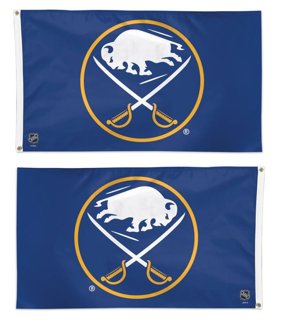 Buffalo Sabres Flag 3x5 Logo heartlandflags