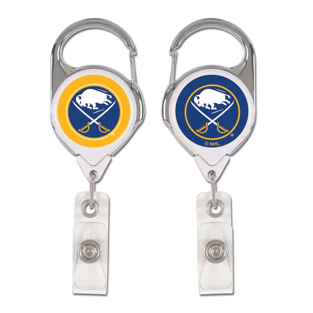 Buffalo Sabres Reel Retractable Badge Holder Hockey heartlandflags