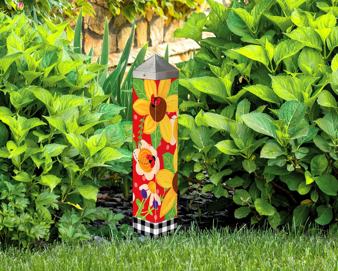 Bugs and Blooms Art Pole 20 Inches heartlandflags