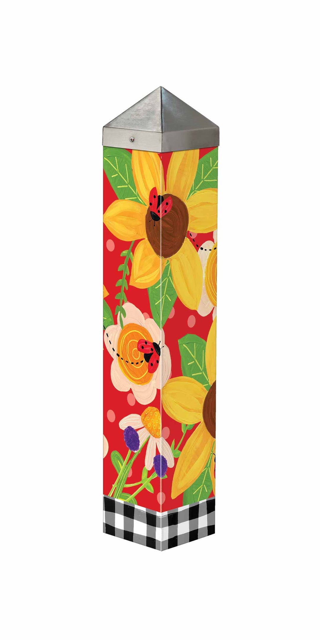 Bugs and Blooms Art Pole 20 Inches heartlandflags