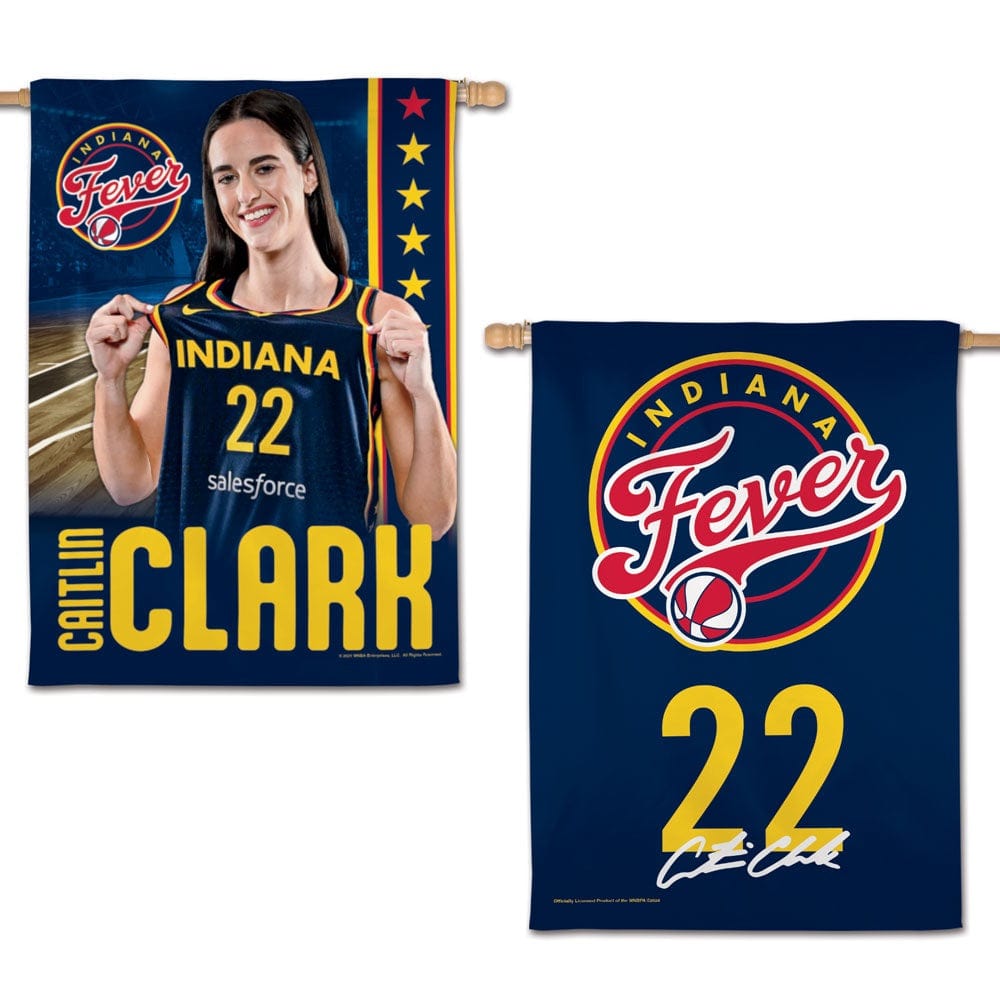 Caitlin Clark Banner 2 Sided Indiana Fever heartlandflags