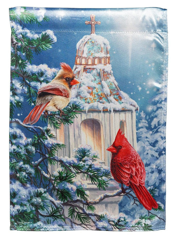 Cardinal Lamp Post 2 Sided Garden Flag heartlandflags