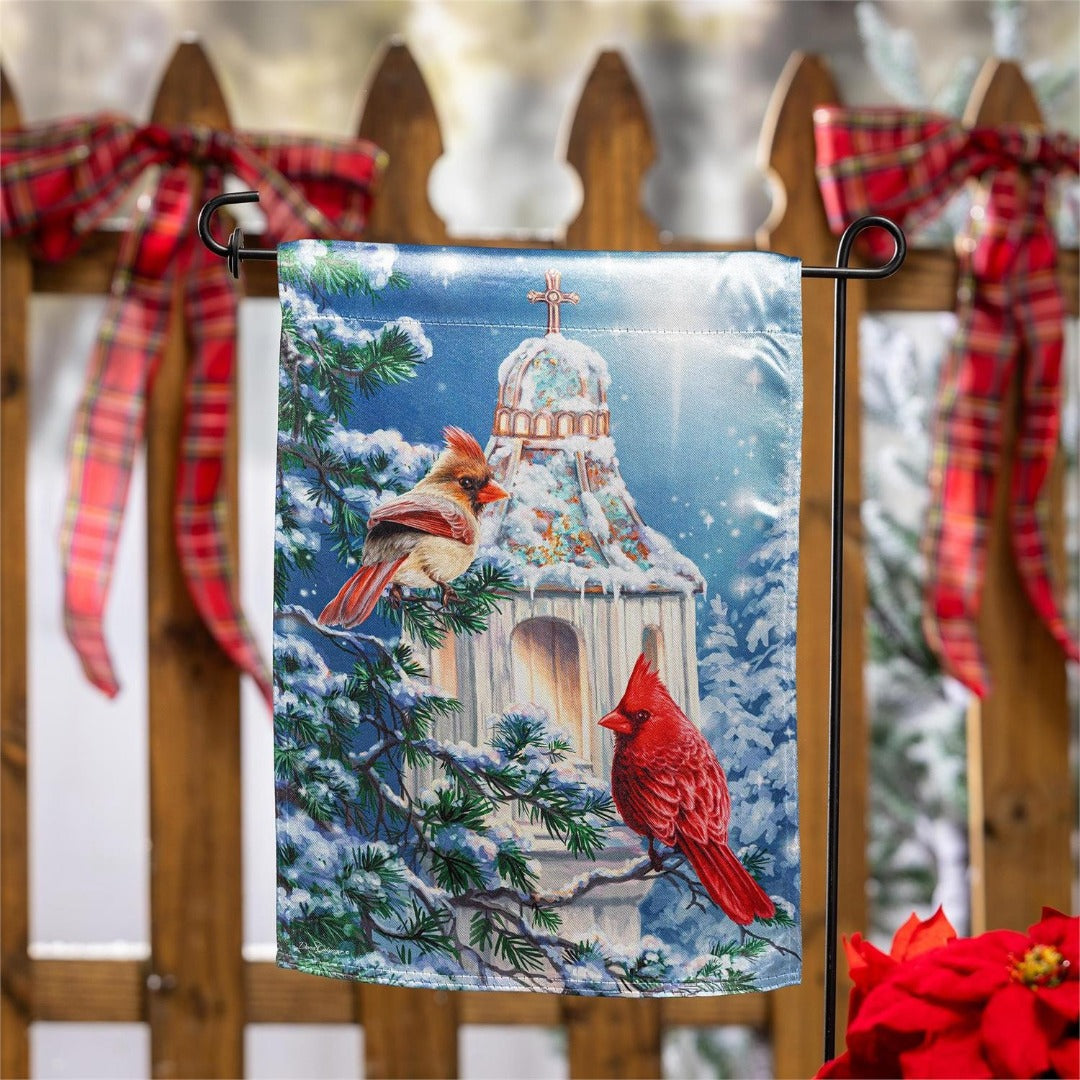 Cardinal Lamp Post 2 Sided Garden Flag heartlandflags