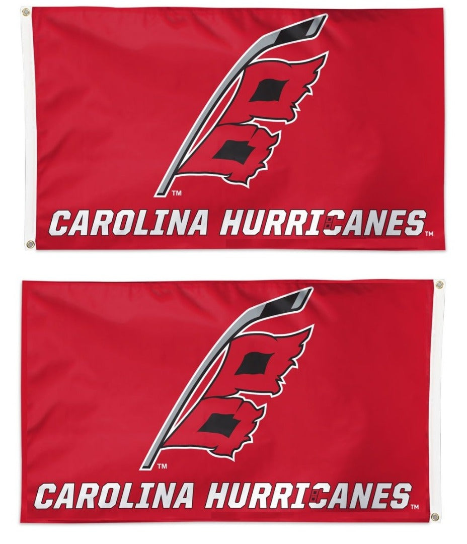 Carolina Hurricanes 2 Sided 3x5 Alternate Logo Flag heartlandflags