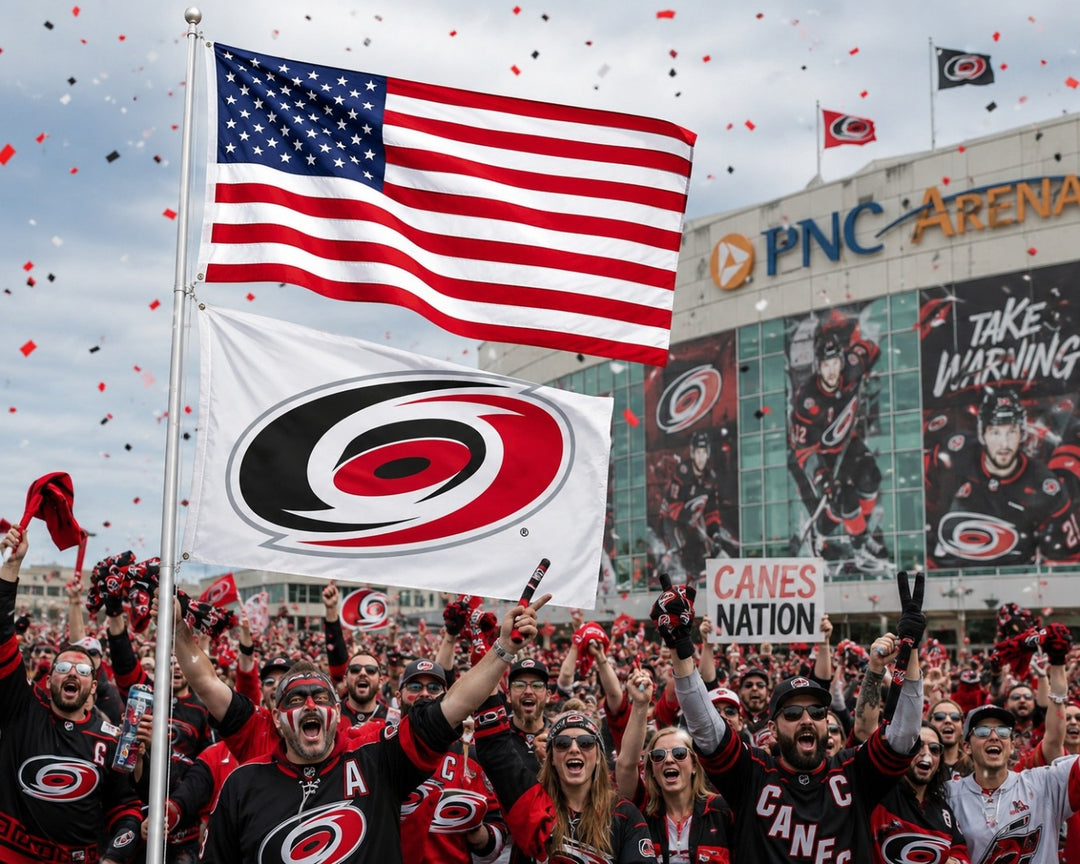 Carolina Hurricanes White 3x5 Flag heartlandflags