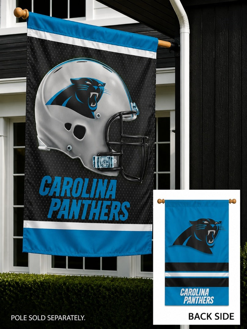 Carolina Panthers 2 Sided Banner Double Design heartlandflags