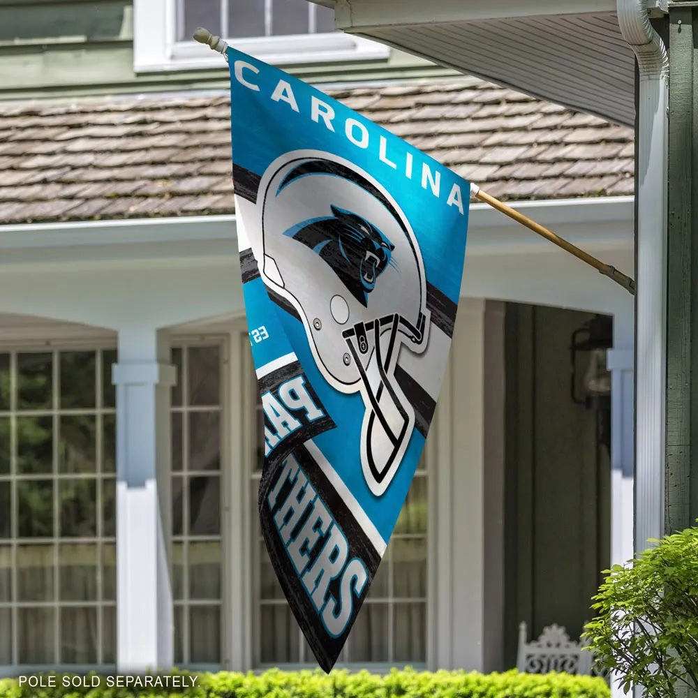 Carolina Panthers Classic Logo Banner heartlandflags