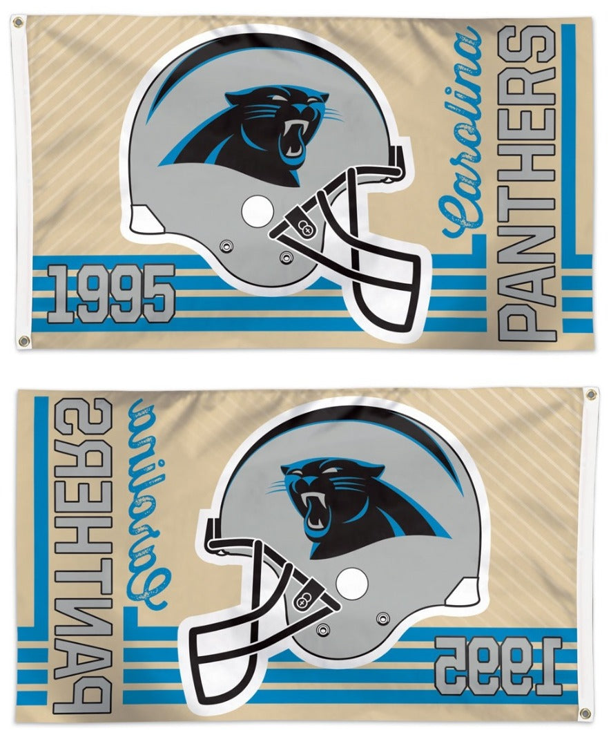 Carolina Panthers Flag 3x5 Classic Logo Retro heartlandflags