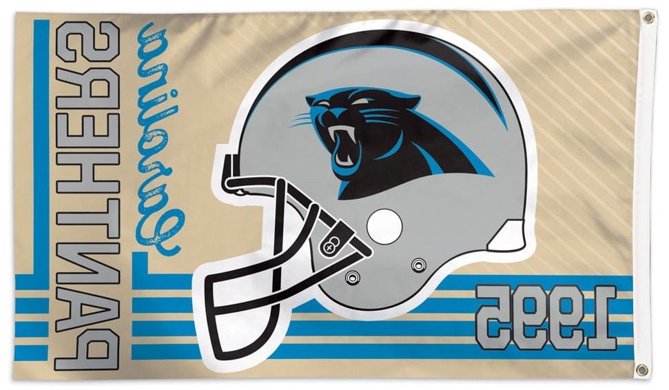 Carolina Panthers Flag 3x5 Classic Logo Retro heartlandflags