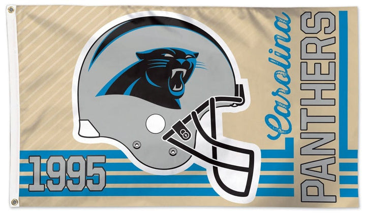 Carolina Panthers Flag 3x5 Classic Logo Retro heartlandflags