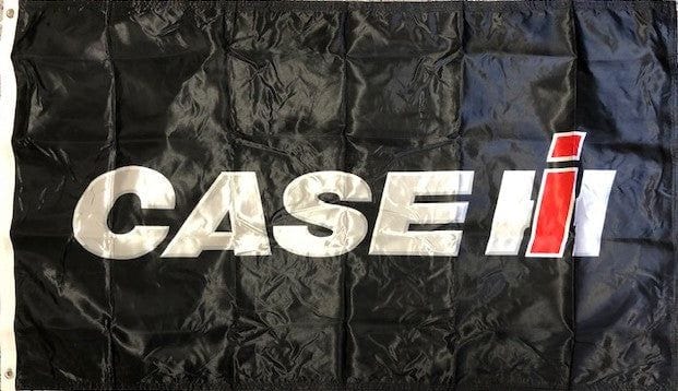 Case IH Flag 3x5 Black 2 Sided International Harvester heartlandflags