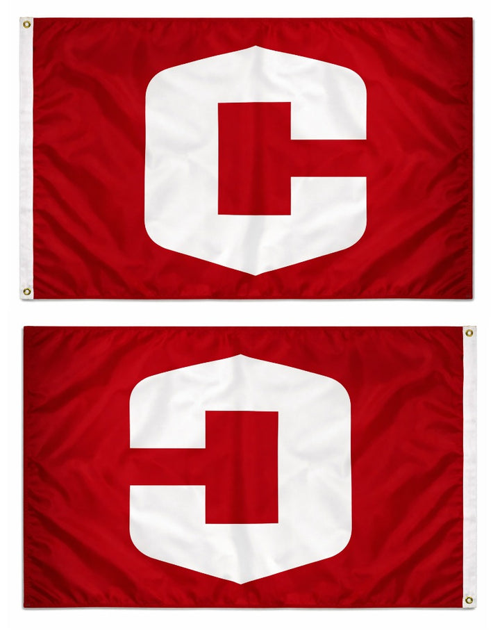Central College Flag 3x5 White C Dutch Logo heartlandflags