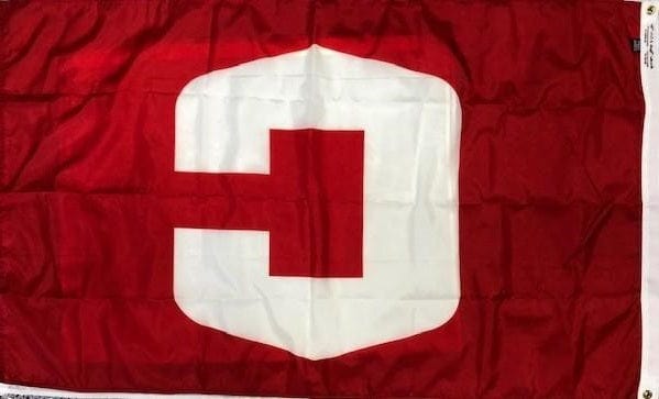 Central College Flag 3x5 White C Dutch Logo heartlandflags