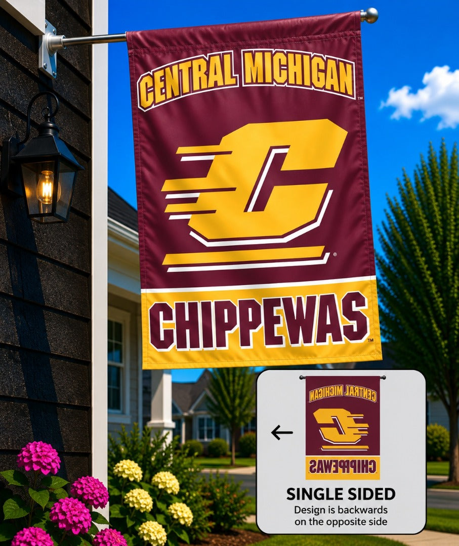 Central Michigan Chippewas Banner heartlandflags