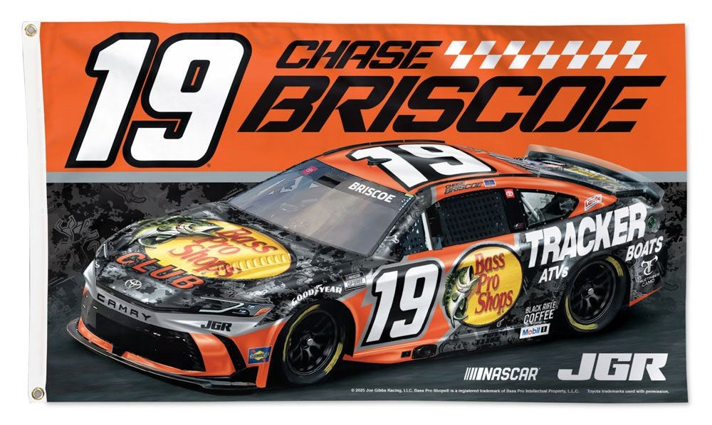 Chase Briscoe Bass Pro Shops 3x5 Flag 2025 heartlandflags