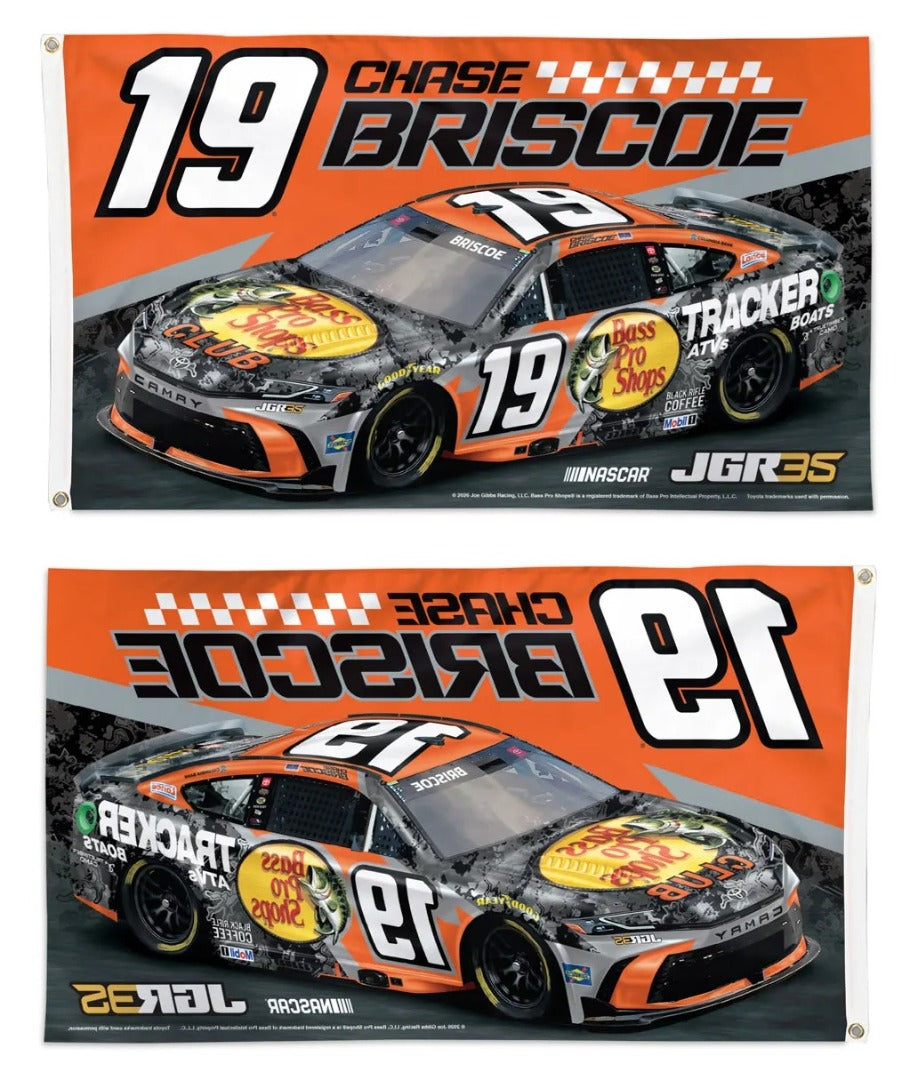 Chase Briscoe Bass Pro Shops 3x5 Flag 2026 heartlandflags