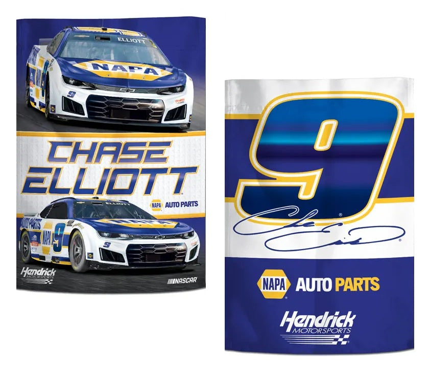 Chase Elliott 2 Sided 2026 Garden Flag heartlandflags