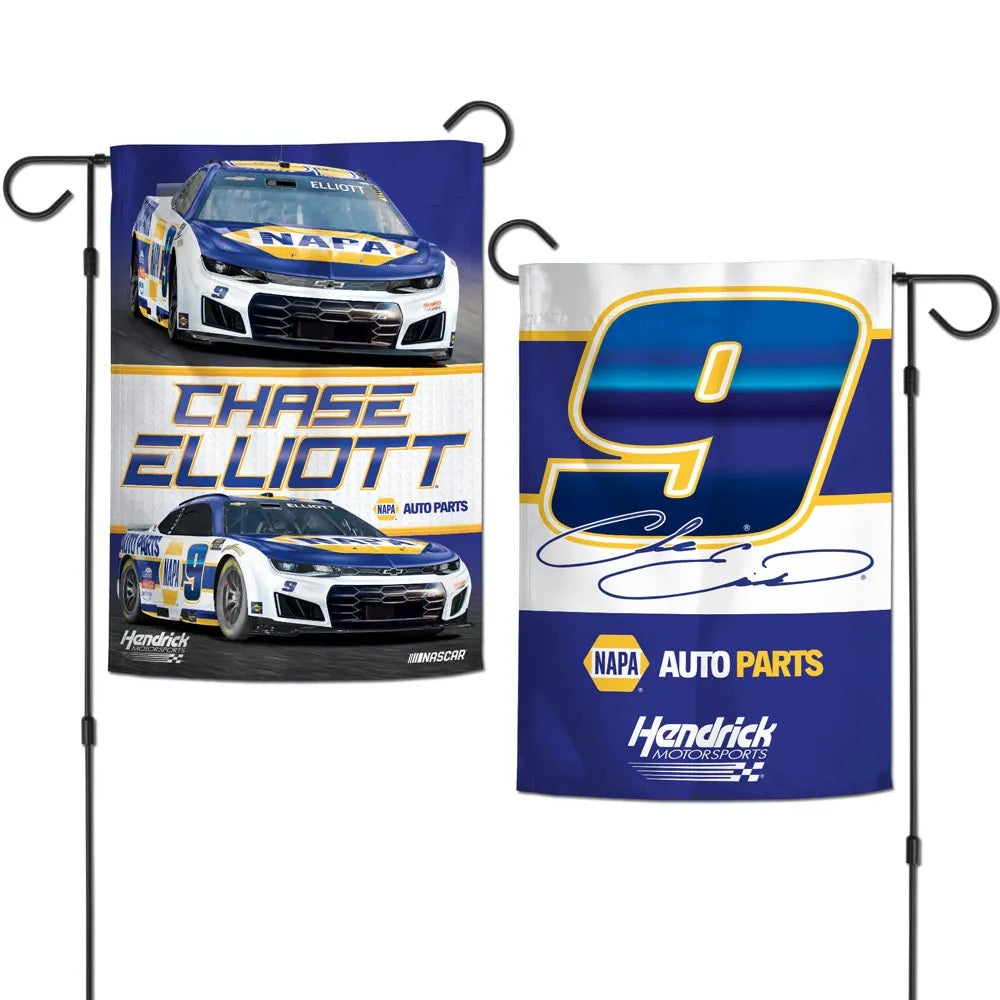 Chase Elliott 2 Sided 2026 Garden Flag heartlandflags