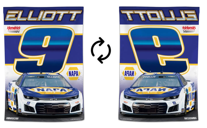 Chase Elliott Banner Vertical Flag 2026 heartlandflags