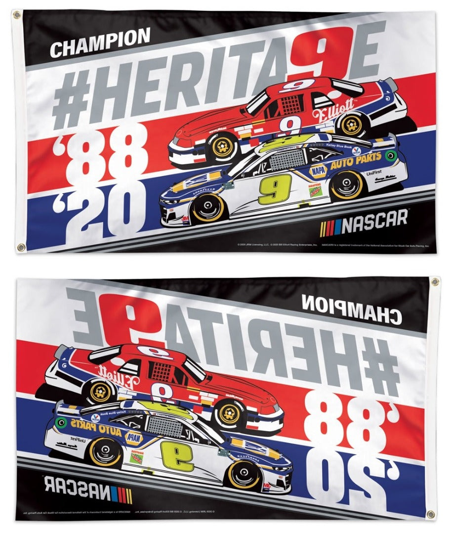 Chase Elliott Flag 3x5 Bill Elliott Heritage Champions heartlandflags