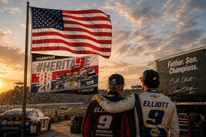 Chase Elliott Flag 3x5 Bill Elliott Heritage Champions heartlandflags