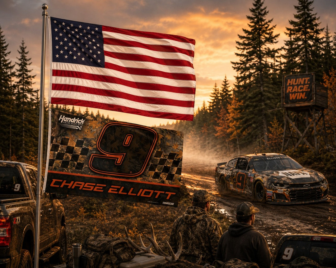 Chase Elliott Flag 3x5 Camouflage Design heartlandflags