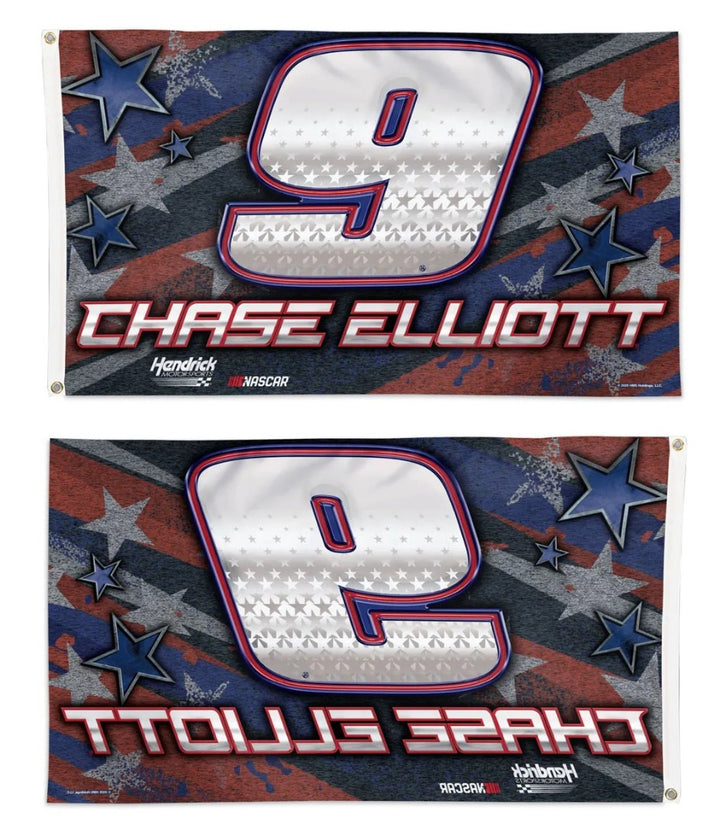 Chase Elliott Patriotic 3x5 Flag heartlandflags